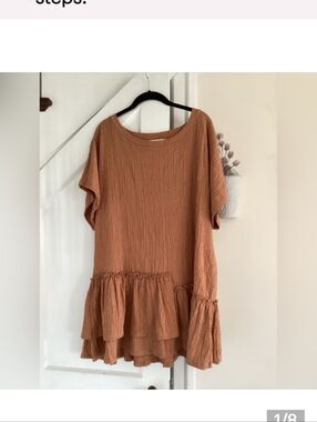 FP Beach Marni Asymmetrical Ruffle Dress - large - oversized - Free People